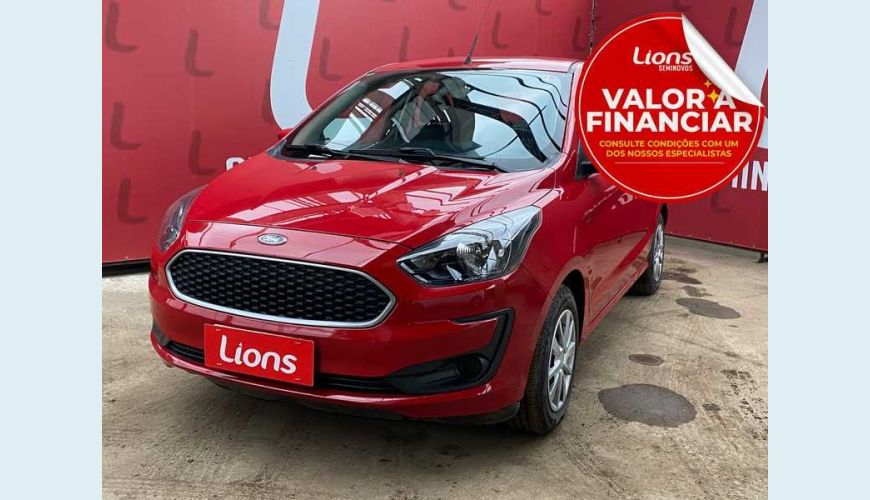 FORD KA 1.0 SE FLEX - VERMELHO - 2020 Foto 1 (Grande)