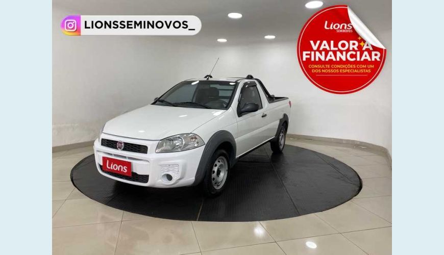 FIAT STRADA HARD WORKING 1.4 FLEX CS - BRANCO - 2020 Foto 1 (Grande)