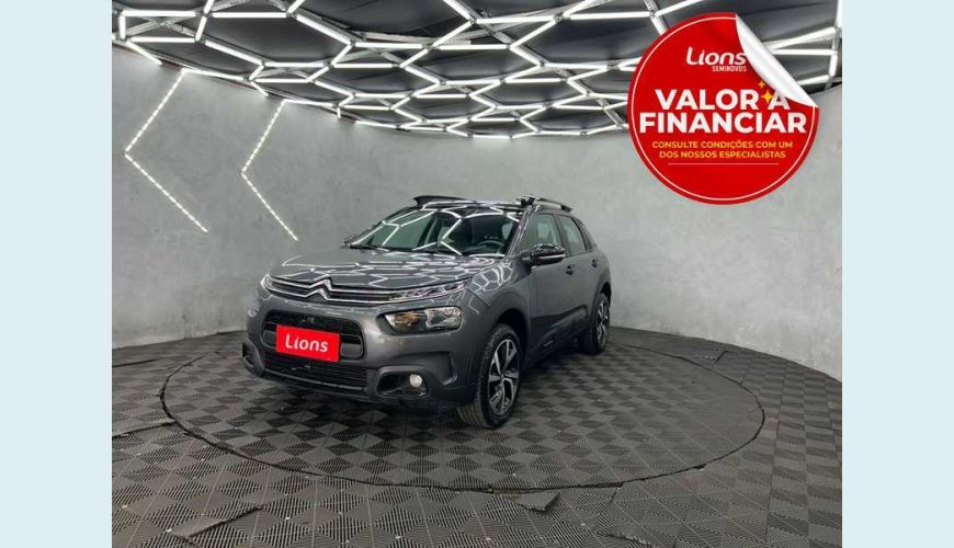 CITROËN C4 CACTUS 1.6 FEEL PACK AUT. FLEX - CINZA - 2021 Foto 1 (Grande)
