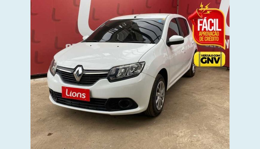 RENAULT SANDERO EXPRESSION 1.6 16V SCE FLEX - BRANCO - 2019 Foto 1 (Grande)