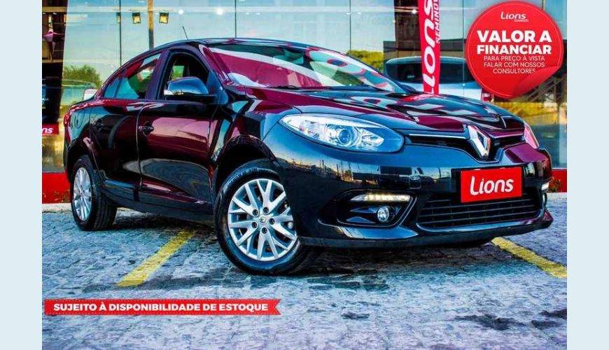 RENAULT FLUENCE 2.0 16V PRIVILEGE X-TRONIC (FLEX) - PRETO - 2017 Foto 1 (Grande)