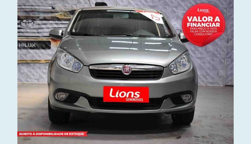 FIAT GRAND SIENA ESSENCE 1.6 16V DUALOGIC FLEX - PRATA - 2015 Foto 1 (Grande)