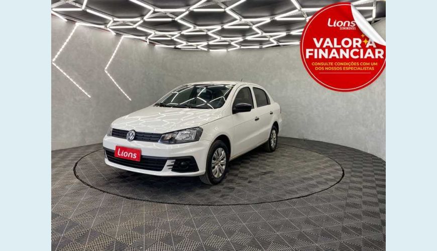 VOLKSWAGEN VOYAGE 1.6 TRENDLINE (FLEX) - BRANCO - 2018 Foto 1 (Grande)