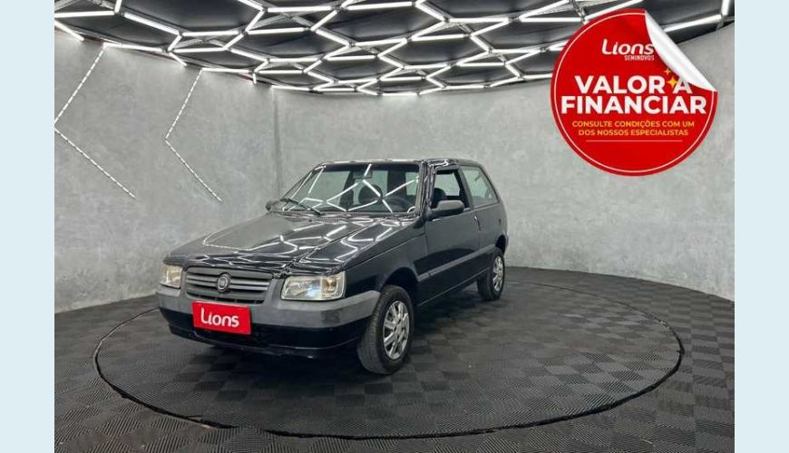 FIAT UNO MILLE FIRE ECONOMY 1.0 (FLEX) 2P - PRETO - 2009 Foto 1 (Grande)