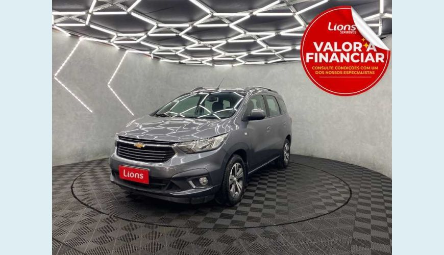 CHEVROLET SPIN PREMIER 7S 1.8 (AUT) (FLEX) - CINZA - 2020 Foto 1 (Grande)