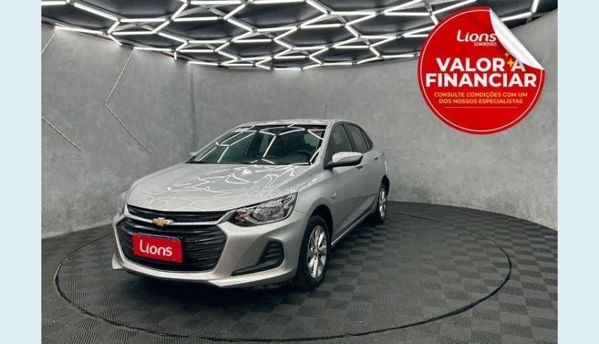 CHEVROLET ONIX LT II 1.0 (FLEX) - PRATA - 2022 Foto 1 (Grande)
