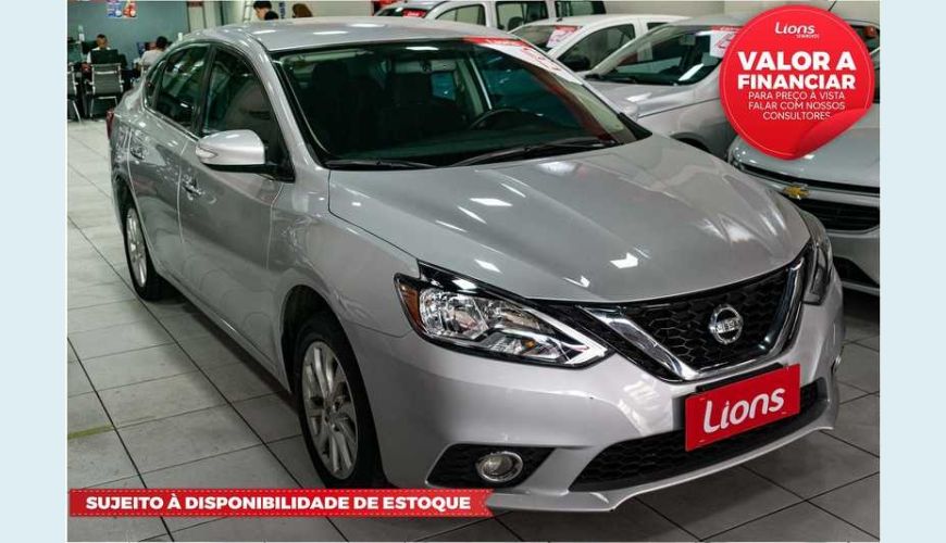 NISSAN SENTRA SV 2.0 16V CVT (FLEX) - PRATA - 2019 Foto 1 (Grande)
