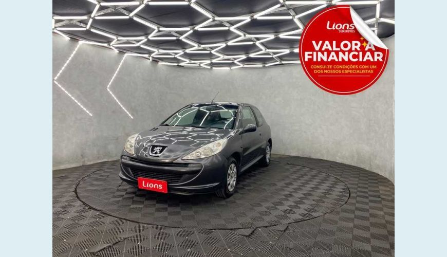 PEUGEOT 207 HATCH XR 1.4 8V (FLEX) 2P - CINZA - 2009 Foto 1 (Grande)