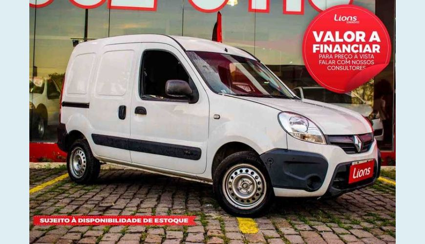 RENAULT KANGOO EXPRESS 1.6 16V COM PORTA LATERAL (FLEX) - BRANCO - 2018 Foto 1 (Grande)