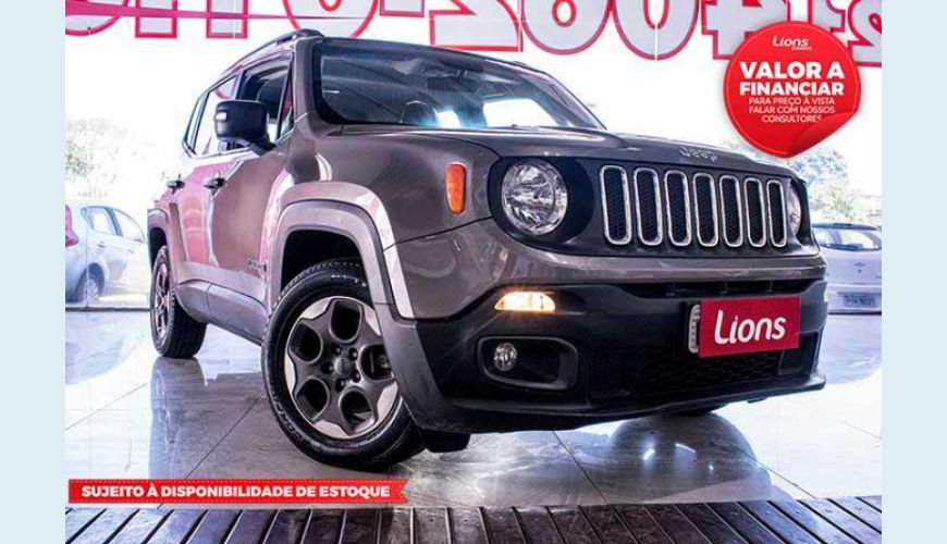 JEEP RENEGADE SPORT 1.8 4X2 (FLEX) - PRATA - 2017 Foto 1 (Grande)