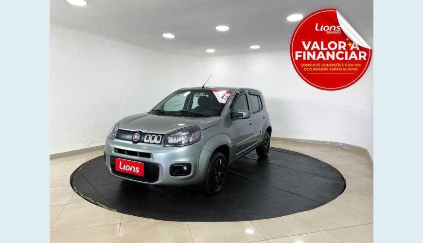FIAT UNO ATTRACTIVE 1.0 (FLEX) 4P - CINZA - 2016 Foto 1 (Grande)