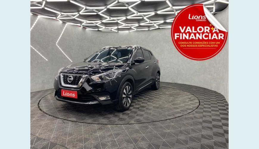 NISSAN KICKS 1.6 SL CVT (FLEX) - PRETO - 2020 Foto 1 (Grande)