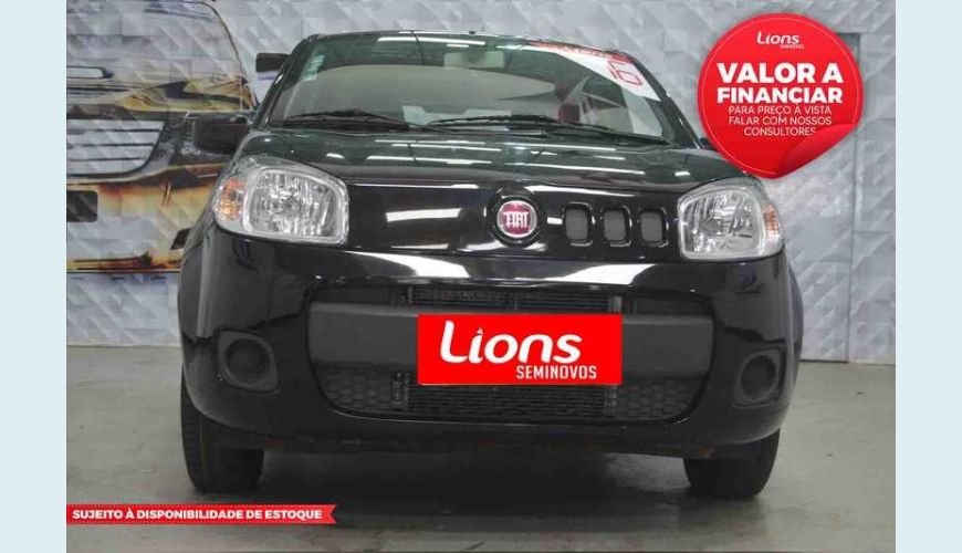 FIAT UNO VIVACE CELEB. 1.0 8V (FLEX) 4P - PRETO - 2016 Foto 1 (Grande)