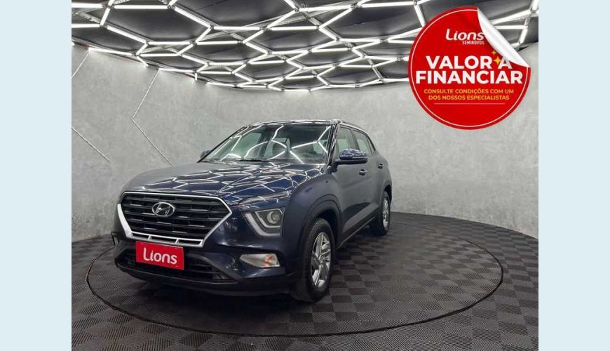 HYUNDAI CRETA COMFORT 1.0 TURBO (AUT) (FLEX) - AZUL - 2024 Foto 1 (Grande)