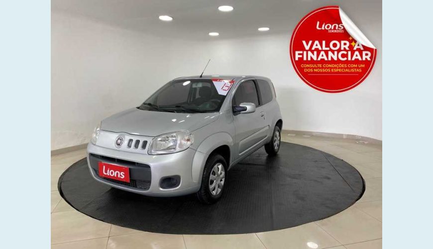 FIAT UNO VIVACE 1.0 8V (FLEX) 2P - PRATA - 2013 Foto 1 (Grande)