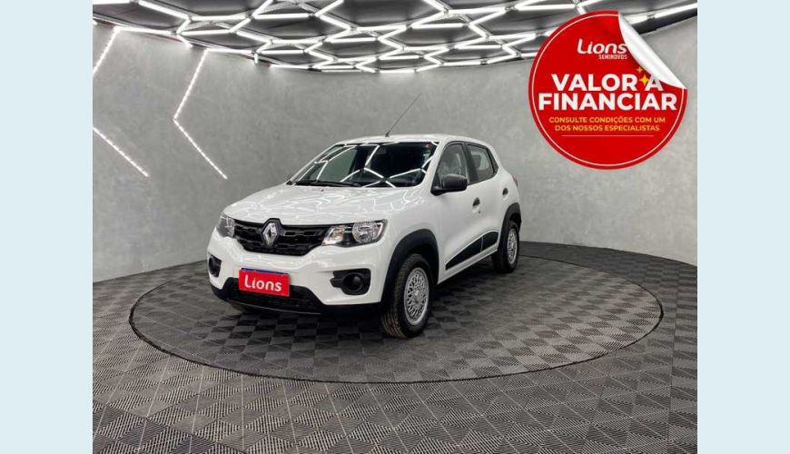 RENAULT KWID ZEN 1.0 12V SCE (FLEX) - BRANCO - 2022 Foto 1 (Grande)