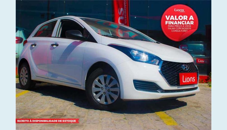 HYUNDAI HB 20 1.0 UNIQUE (FLEX) - BRANCO - 2019 Foto 1 (Grande)