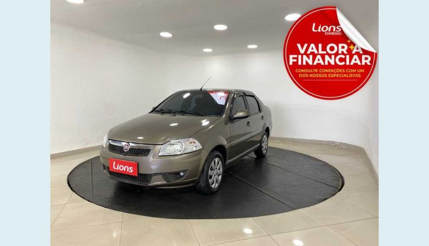 FIAT SIENA EL 1.4 8V (FLEX) - CINZA - 2014 Foto 1 (Grande)
