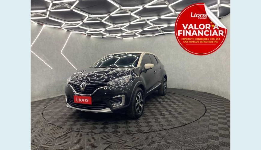 RENAULT CAPTUR INTENSE 2.0 16V (AUT) (FLEX) - PRETO - 2018 Foto 1 (Grande)