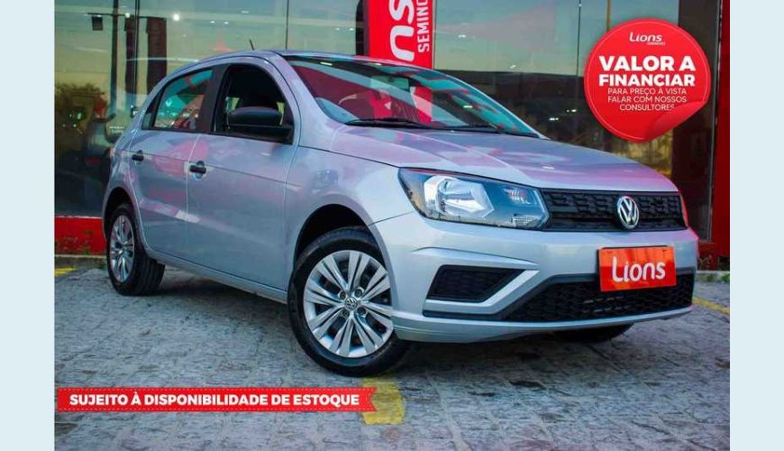 VOLKSWAGEN GOL 1.0 12V (FLEX) - PRATA - 2019 Foto 1 (Grande)