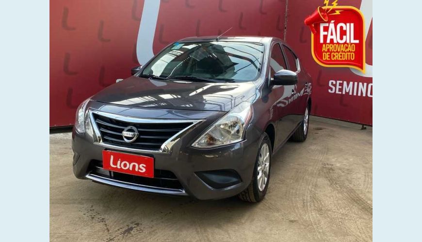 NISSAN VERSA 1.6 16V SV FLEXSTART CVT (FLEX) - CINZA - 2017 Foto 1 (Grande)