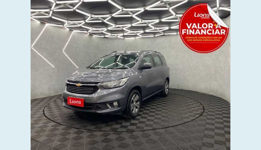 CHEVROLET SPIN PREMIER 7S 1.8 (AUT) (FLEX) - CINZA - 2020 Foto 1 (Grande)