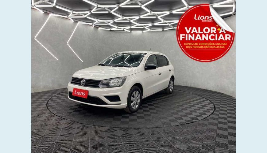 VOLKSWAGEN GOL 1.0 12V (FLEX) - BRANCO - 2019 Foto 1 (Grande)