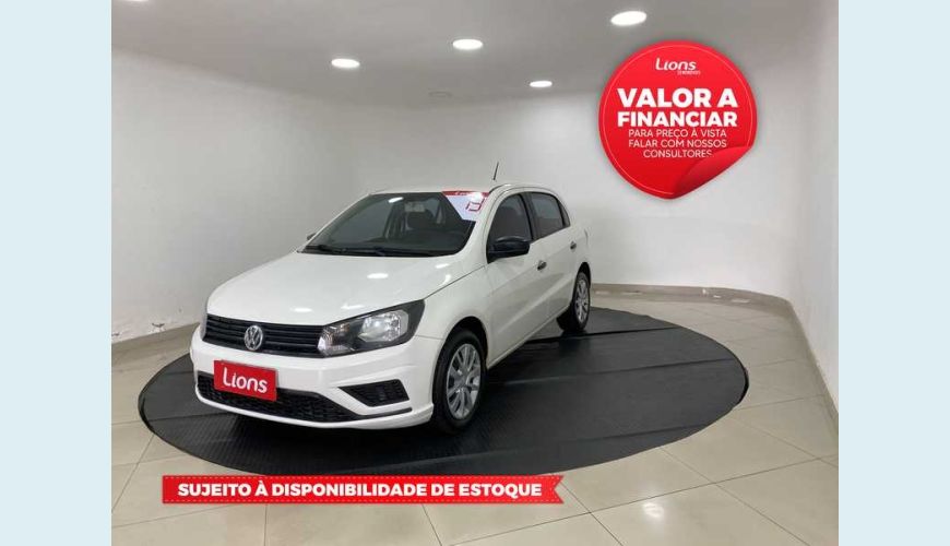 VOLKSWAGEN GOL 1.6 MSI (FLEX) - BRANCO - 2019 Foto 1 (Grande)
