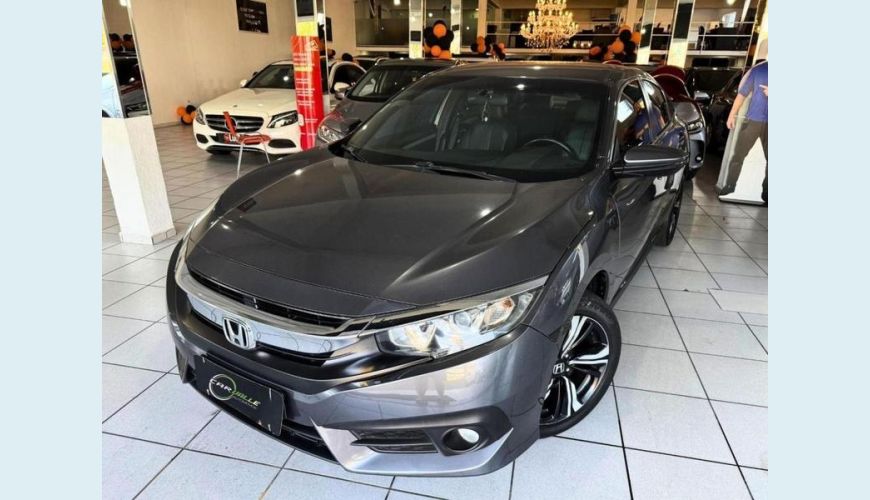 HONDA CIVIC EXL 2.0 FLEX MANUAL 4P - CINZA - 2017 Foto 1 (Grande)