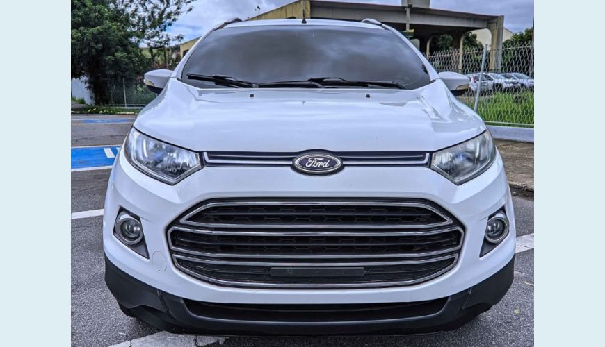 FORD ECOSPORT TITANIUM 1.6 16V FLEX MANUAL 4P - BRANCO - 2014 Foto 1 (Grande)
