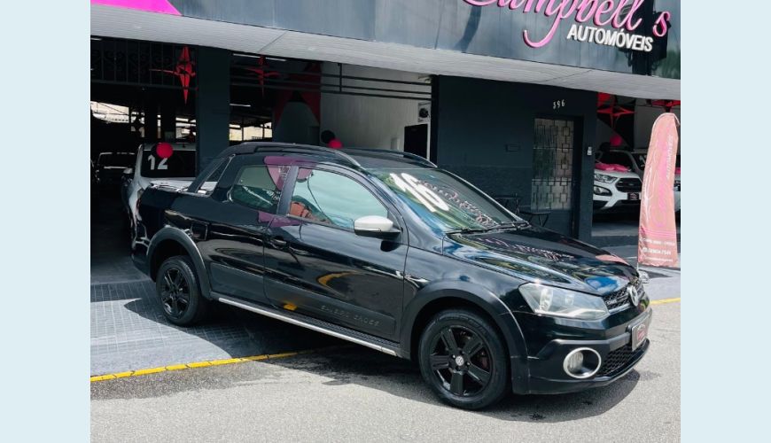 VOLKSWAGEN SAVEIRO CROSS 1.6 T.FLEX 16V CD - PRETO - 2016 Foto 1 (Grande)