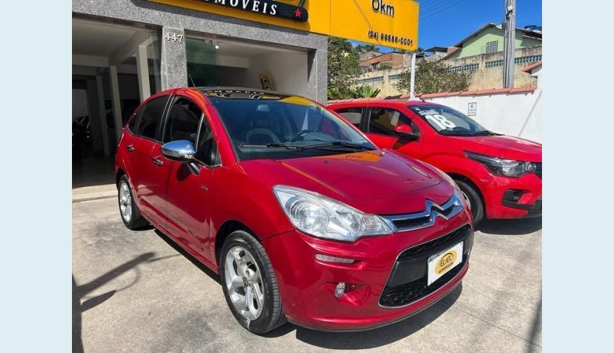 CITROËN C3 120A EXCLUSIV - VERMELHO - 2014 Foto 1 (Grande)