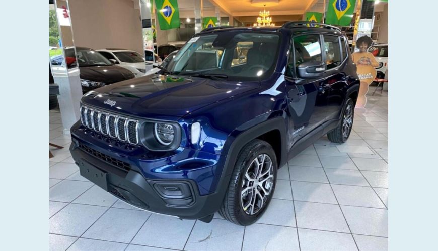 JEEP RENEGADE LONGITUDE T270 1.3 FLEX AUT. 4P - AZUL - 2025 Foto 1 (Grande)