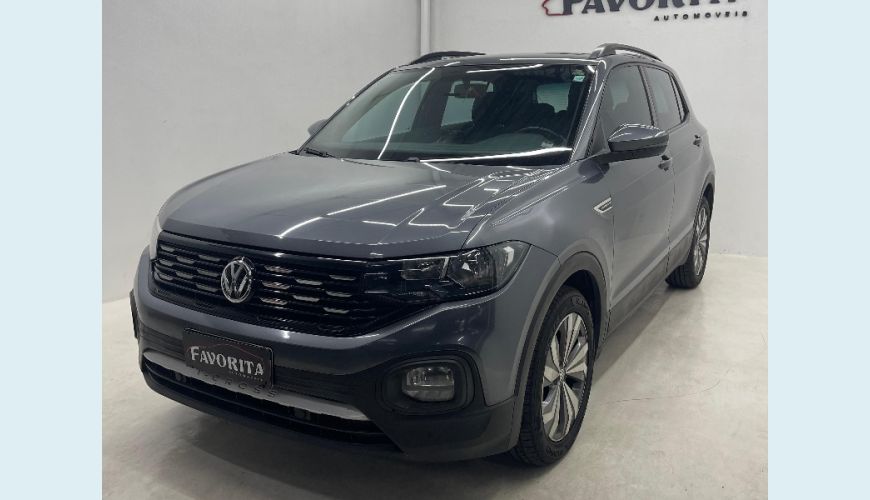 VOLKSWAGEN T-CROSS 1.0 TSI FLEX 12V 5P AUT. - CINZA - 2020 Foto 1 (Grande)