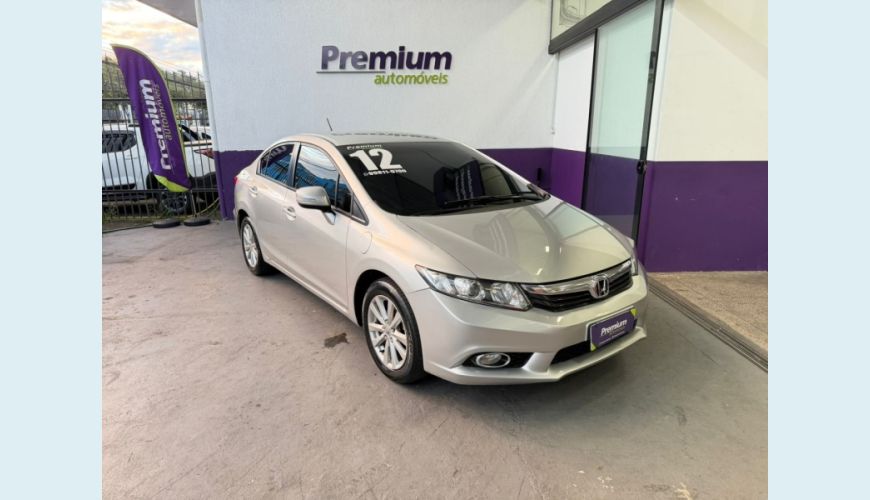 HONDA CIVIC - PRATA - 2012 Foto 1 (Grande)