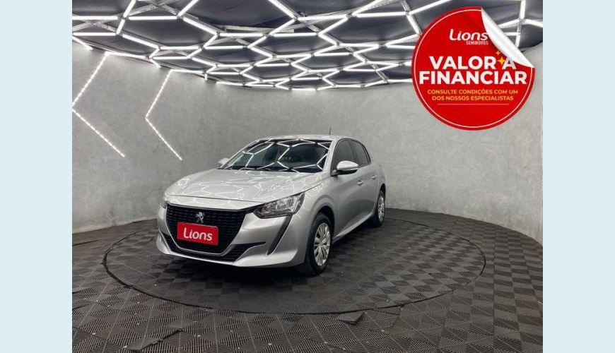 PEUGEOT 208 LIKE 1.0 FLEX - PRATA - 2023 Foto 1 (Grande)