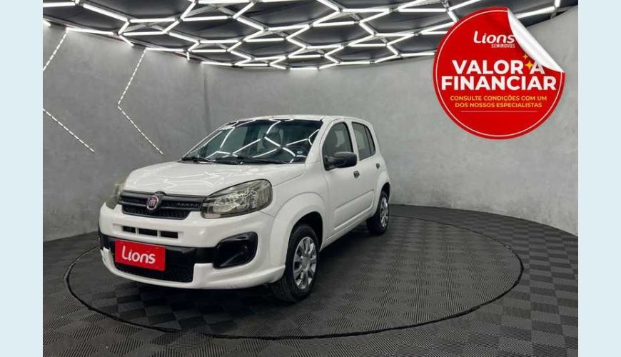 FIAT UNO ATTRACTIVE 1.0 FLEX MANUAL 4P - BRANCO - 2021 Foto 1 (Grande)