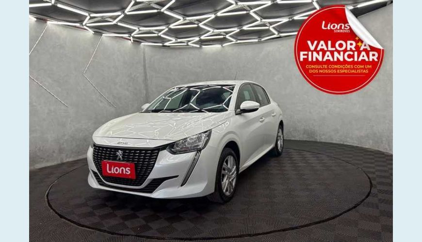PEUGEOT 208 ACTIVE 1.6 FLEX MANUAL 4P - BRANCO - 2022 Foto 1 (Grande)
