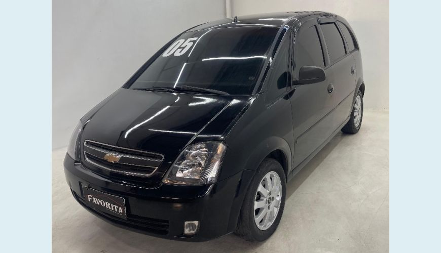 CHEVROLET MERIVA MAXX 1.8 MPFI 8V FLEX MANUAL 4P - PRETO - 2005 Foto 1 (Grande)