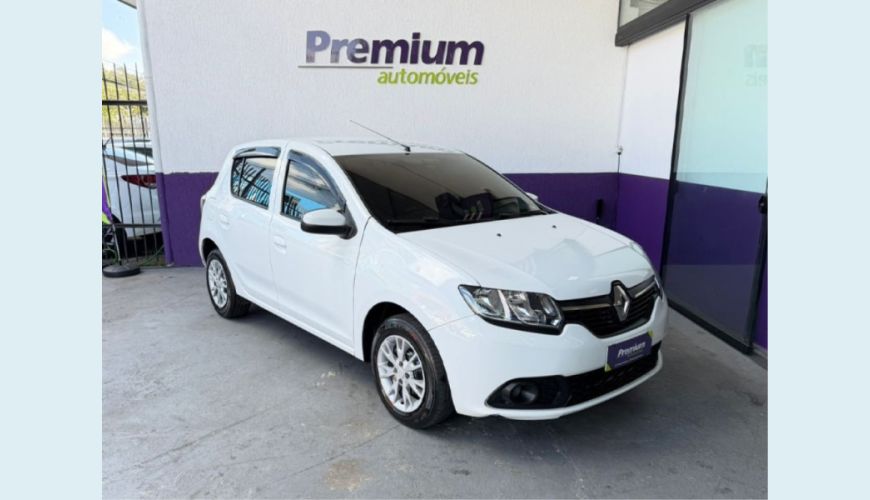 RENAULT SANDERO FLEX MANUAL 4P - BRANCO - 2020 Foto 1 (Grande)