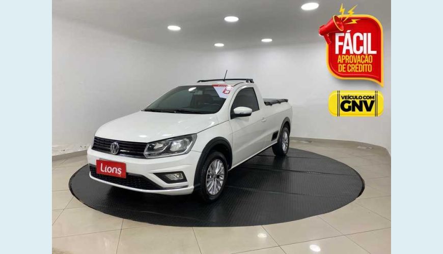 VOLKSWAGEN SAVEIRO ROBUST 1.6 MSI FLEX MANUAL 2P - BRANCO - 2018 Foto 1 (Grande)