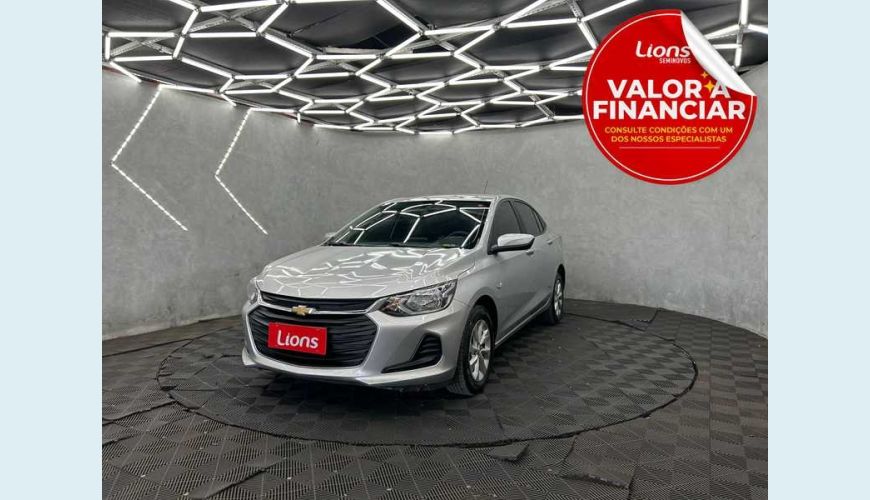 CHEVROLET ONIX PLUS LT 1.0 FLEX MANUAL 4P - PRATA - 2022 Foto 1 (Grande)