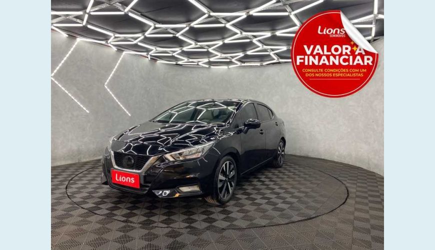 NISSAN VERSA EXCLUSIVE 1.6 FLEX AUT. 4P - PRETO - 2022 Foto 1 (Grande)