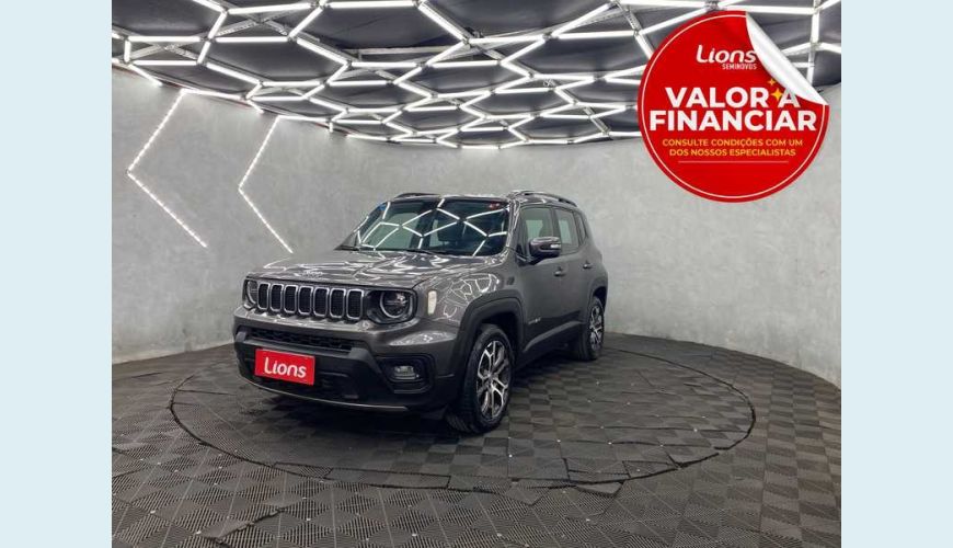 JEEP RENEGADE LONGITUDE 1.3 TURBO FLEX AUT. 4P - CINZA - 2022 Foto 1 (Grande)
