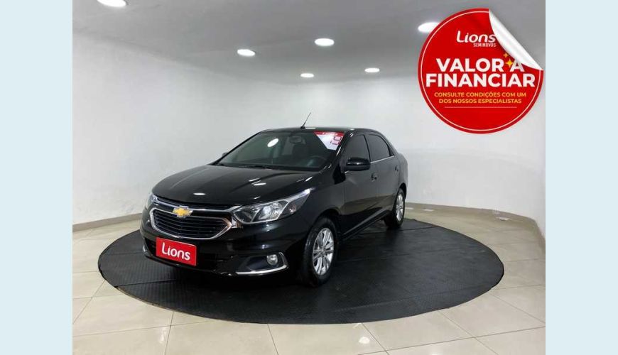 CHEVROLET COBALT LTZ 1.8 8V FLEX AUT. 4P - PRETO - 2019 Foto 1 (Grande)