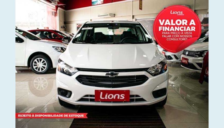 CHEVROLET JOY PLUS BLACK 1.0 FLEX MANUAL 4P - BRANCO - 2021 Foto 1 (Grande)
