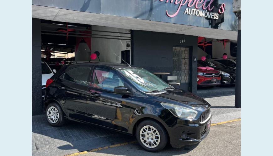 FORD KA S 1.0 FLEX MANUAL 4P - PRETO - 2015 Foto 1 (Grande)