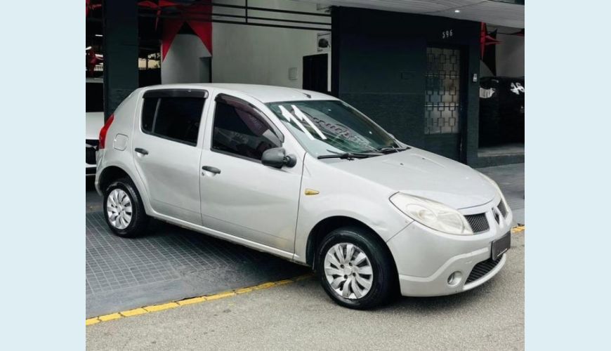 RENAULT SANDERO EXPRESSION 1.0 16V FLEX MANUAL 4P - PRATA - 2011 Foto 1 (Grande)