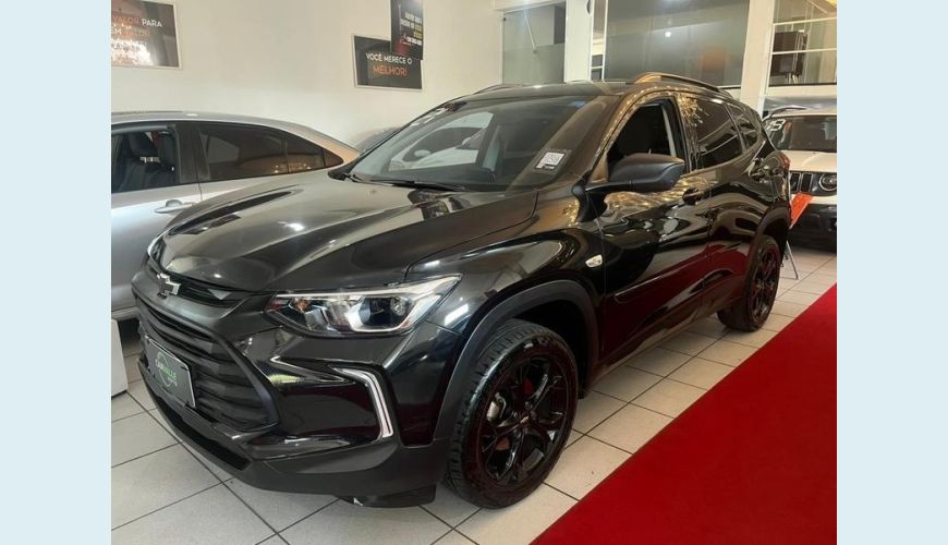 CHEVROLET TRACKER 1.0 TURBO 12V FLEX MANUAL 4P - PRETO - 2021 Foto 1 (Grande)
