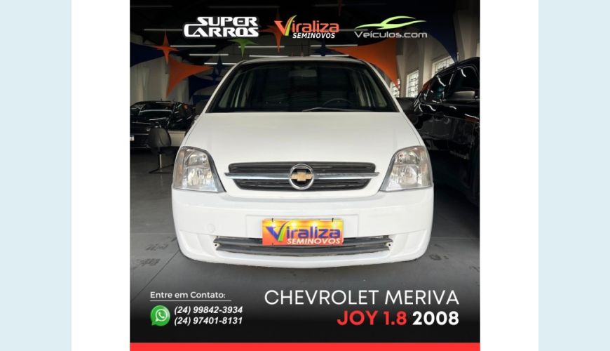 CHEVROLET MERIVA FLEX MANUAL 4P - BRANCO - 2008 Foto 1 (Grande)